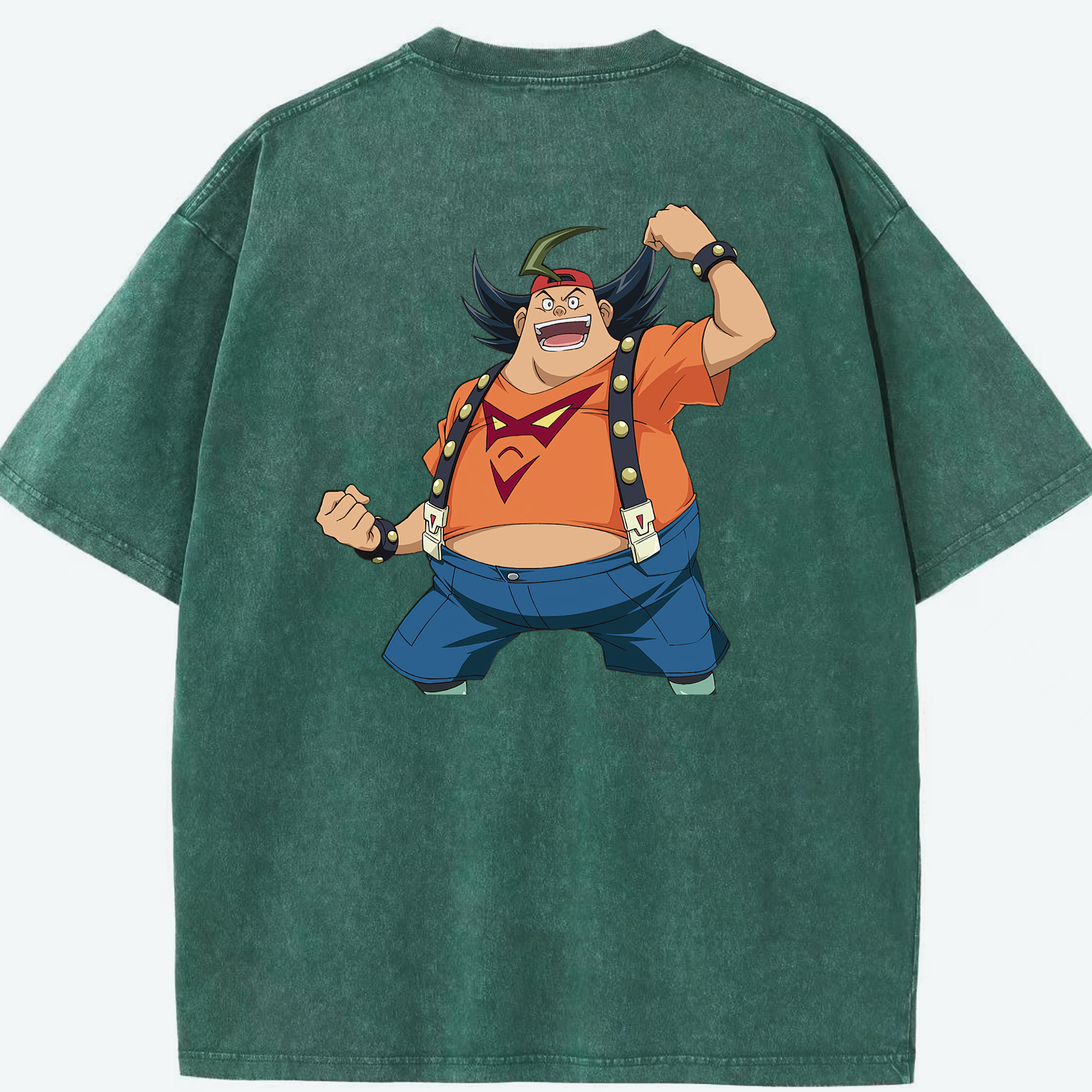 （画像用） 遊☆戯☆王 Yu-Gi-Oh! 綿100% ヴィンテージ風 半袖Tシャツ（背面プリント）